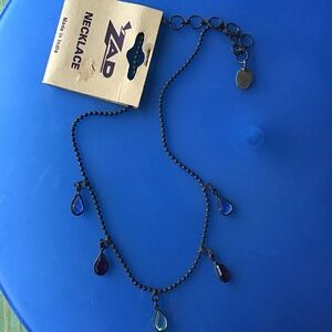 ZAD Crystal Teardrop Necklace